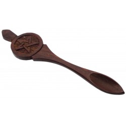 Wooden Pentacle Ritual Altar Spoon